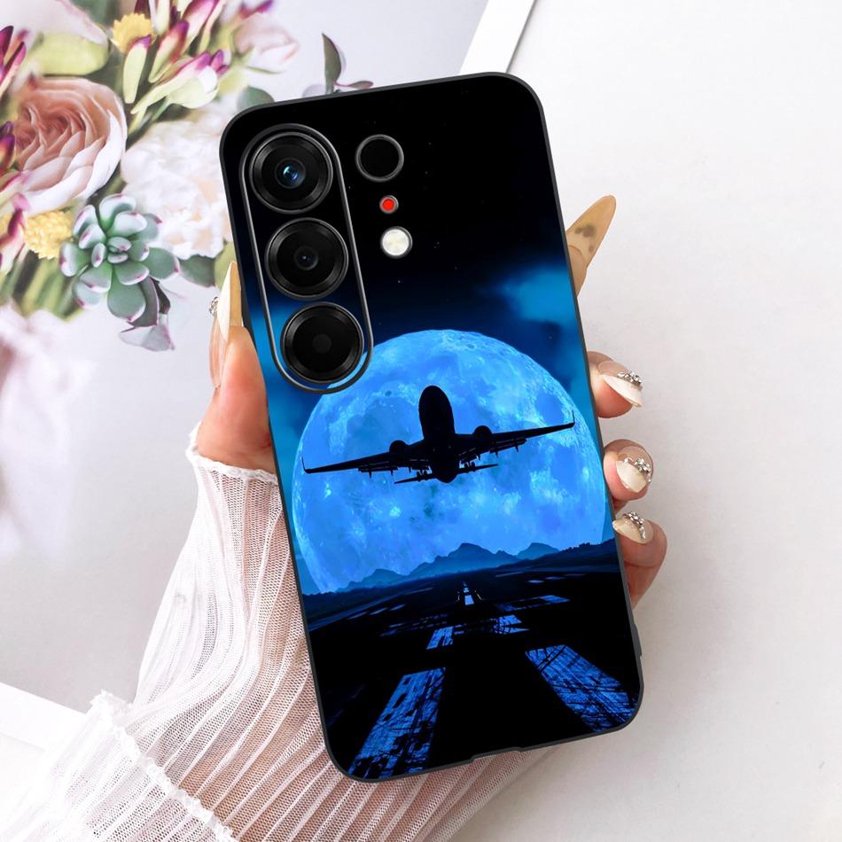 

Для Tecno Camon 50 4G CN5 Чохол для телефону з візерунком Прохолодний Дракон Тигр Для Tecno Camon50 4G Чорні Силіконові М які Чохли Бампери Camon 50 4G