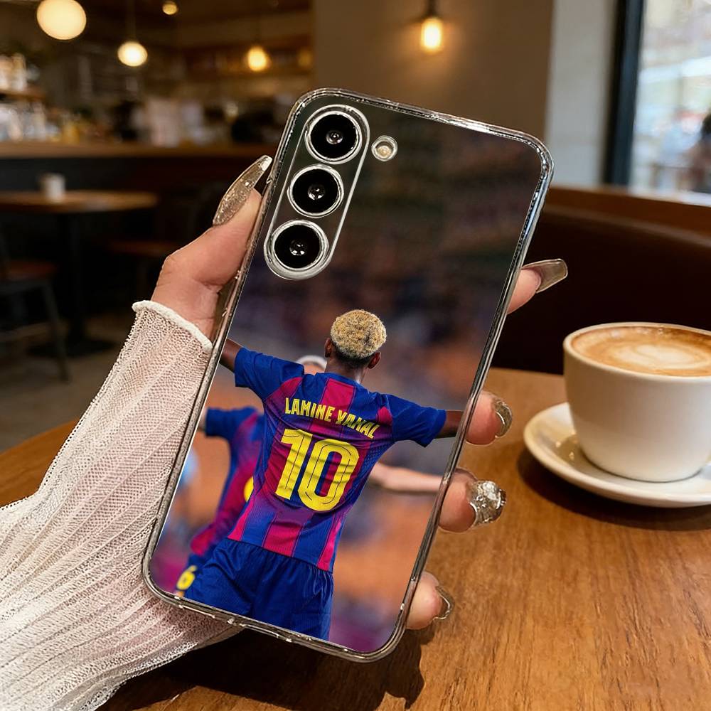 L-Lamine Y-Yamal-19 Phone Case For Samsung Galaxy S24 S25 S23 S22 S21 Plus S24 S25 Transparent Cover Case