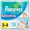 Pampers Splashers Disposable Swim Nappies Size 3-4 (6-11 Kg) for Optimal Protection In The Water, 12 Layers