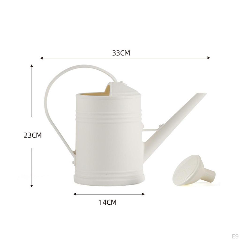 2000ml Watering Can Decorative Long Nozzle Multipurpose with Detachable Spray Head Large Capacity