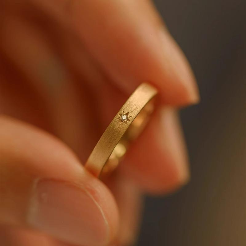 

Матовое циркониевое кольцо манго открытое легкая роскошь простое кольцо с высоким чувством модная бижутерия женщины