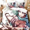 Zestaw pościeli 3D Attack On Titan AOT Anime Levi Poszewka na kołdrę Podwójna Podwójna Pełna Królowa Królowa Pościel dla dorosłych Dzieci Poszewka na kołdrę