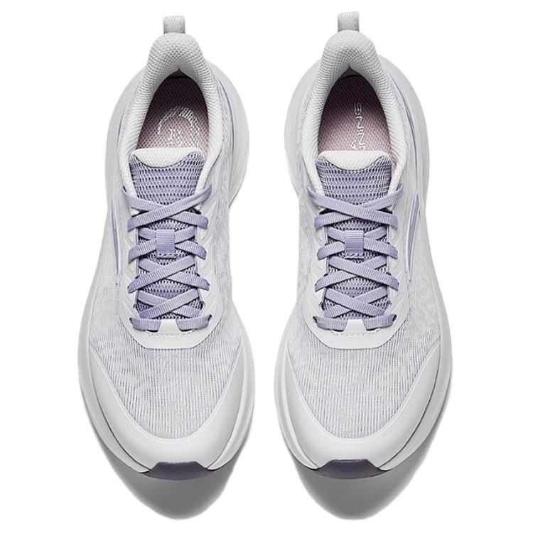 Anta Comfortable Versatile Breathable Rebound Lightweight Low-Top Casual Running Shoes Women sneaker Gray 122525523-3