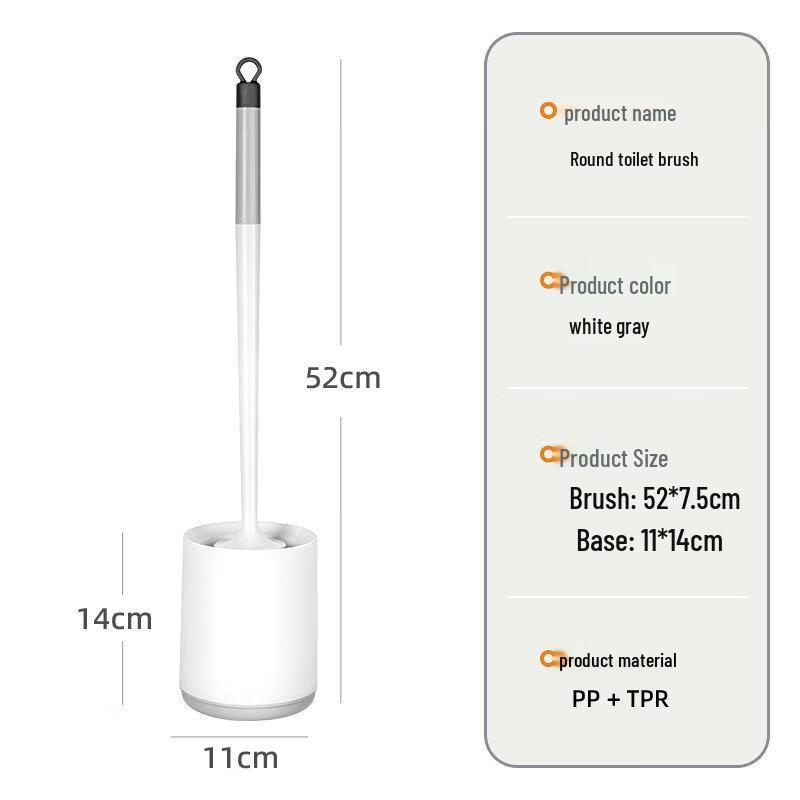 

cmaos Durable Wall-Mounted Toilet Brush Set