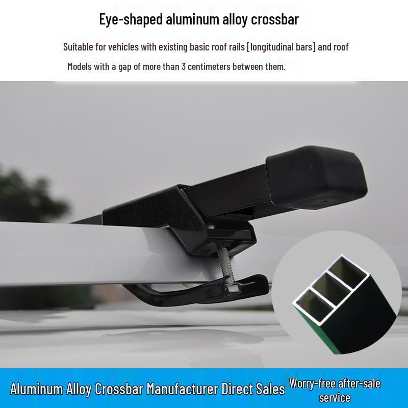 Universal Aluminum Alloy Roof Rack Crossbars for Off-road SUVs