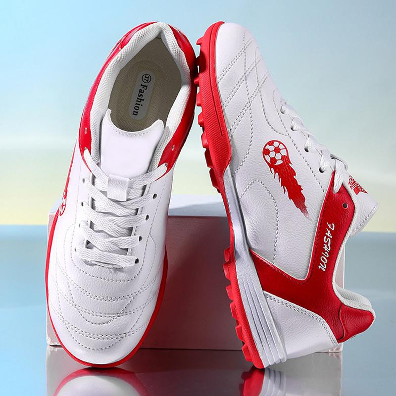 Kids Soccer Shoes Society FG School Football Boots Cleats Grass Sneakers Boys Girls Outdoor Athletic Training Sports Footwear