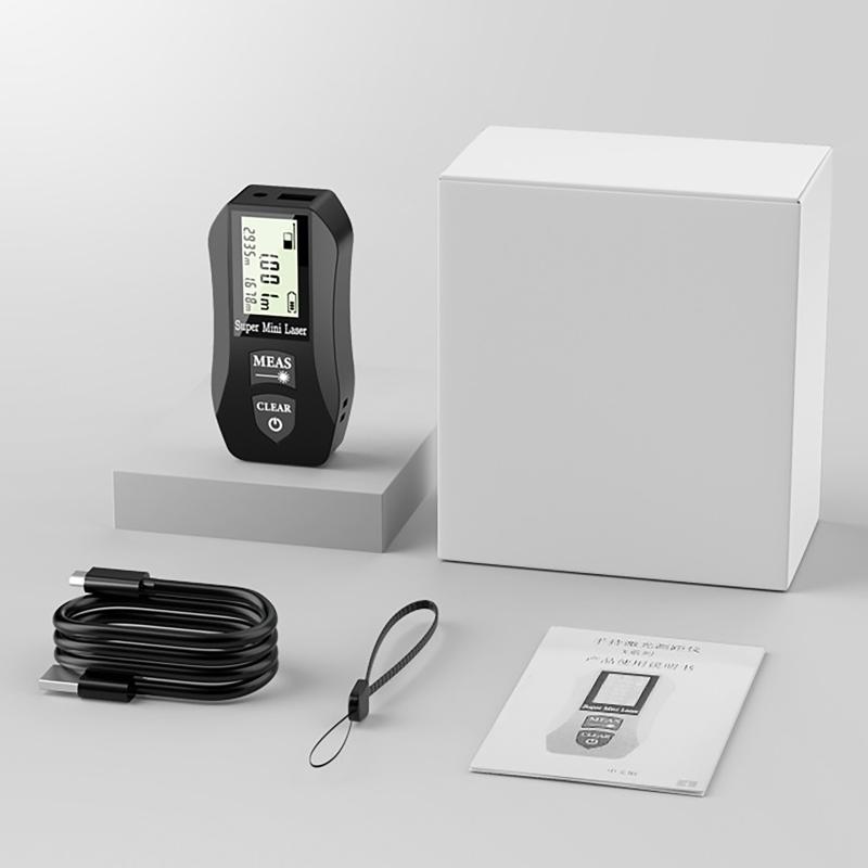 30M Mini Laser Distance Meter Continuous Measurement Electronic Ruler Infrared Measuring Instrument Handheld High-Precision