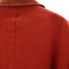 HERMES 80s Vintage made in Scotland Ulster coat L Red series Women Used