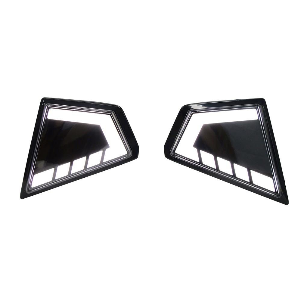 2-Color Front Bumper Side Grill Replacement Upgrade LED Daytime Running Lights with Turn Signals For Toyota Hilux Travo Overland, Rogue 2026+