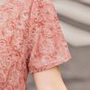 Exquisite Floral Slimming Dress - 2026 Spring New Arrival, Elegant and Tummy-Concealing