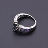 Kleurrijke Ovalen Zirconia Ring voor Dames - Trendy Europese & Amerikaanse Mode