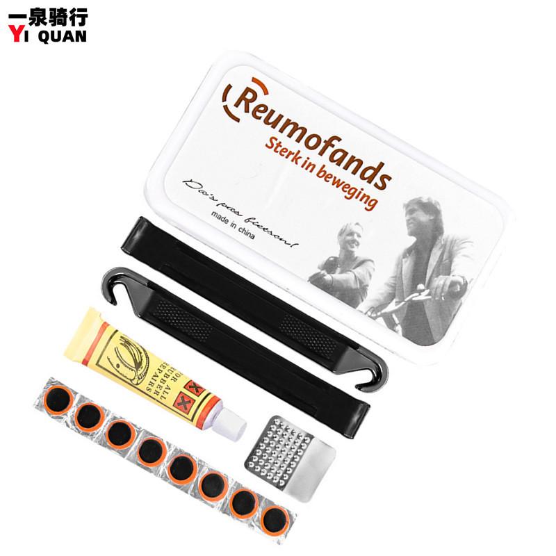 

Велосипед Велосипедный Набор Инструментов для Ремонта Шин Заплатки для Камер Наполнитель для Шин Клей Холодные Заплатки Герметик Фиксатор Портативный Tirefit чёрный