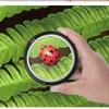 5x 10x 15x Detachable Double-layer Lens Magnifier Handheld Magnifying Glass With Led Uv Light For Reading