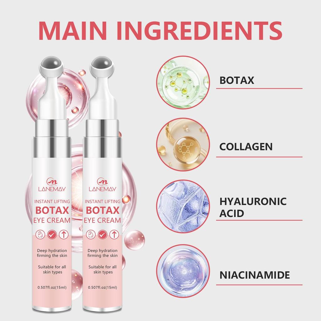 Instant Lifting Botax Eye Cream-Deep Hydration, Firming The Skin-Enhance Skin, Smooth Out Sagging-15ml