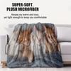 1PC Healing Cat Cuddling Print Fleece Throw Blanket for Adult Quality Super Soft Warm Universal Blanket for Travel Office Home