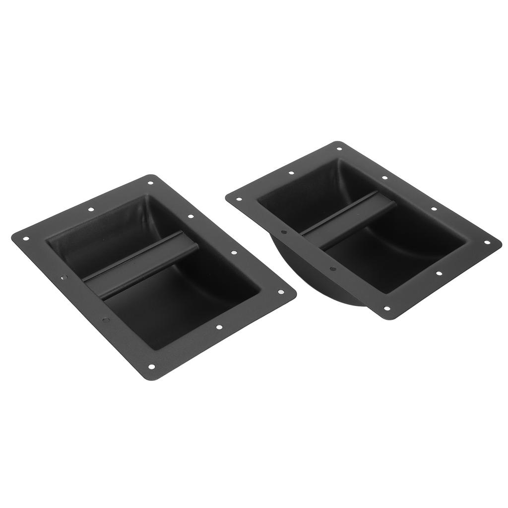 2pcs Speaker Handles Professional Steel Replacement Audio Cabinet Carry Grasp for Stage Audios