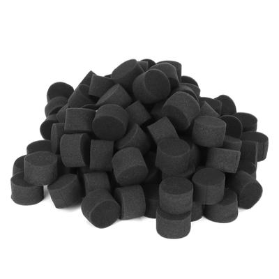 100 Pezzi 45mmx30mm Spugna Idroponica Piantagione Semenzale Spugna per Crescita Semi Nero