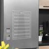 Clear Acrylic Magnetic Dry Erase Board Weekly Planner 8.27x11.7in Writing Board Fridge Reusable Plan