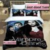 Vampire Diaries Damon Salvator Bedding Set Printed Bed Set With Pillowcase Duvet Cover Soft Single Double Queen Super King Size