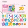 Magnetic Stickers Puzzle, Letters, Numbers, Fruits, Dinosaurs, Animals, Transportation Early Education Puzzle Toys For Kids