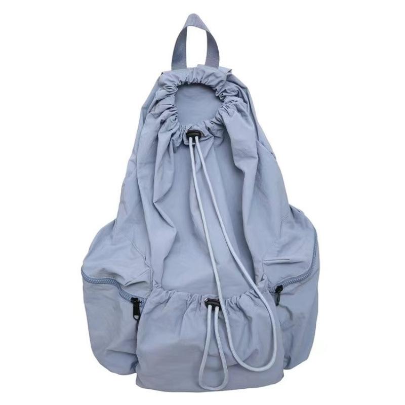 New travel and leisure lightweight large-capacity drawstring bundle backpack travel bag backpack schoolbag daily commute