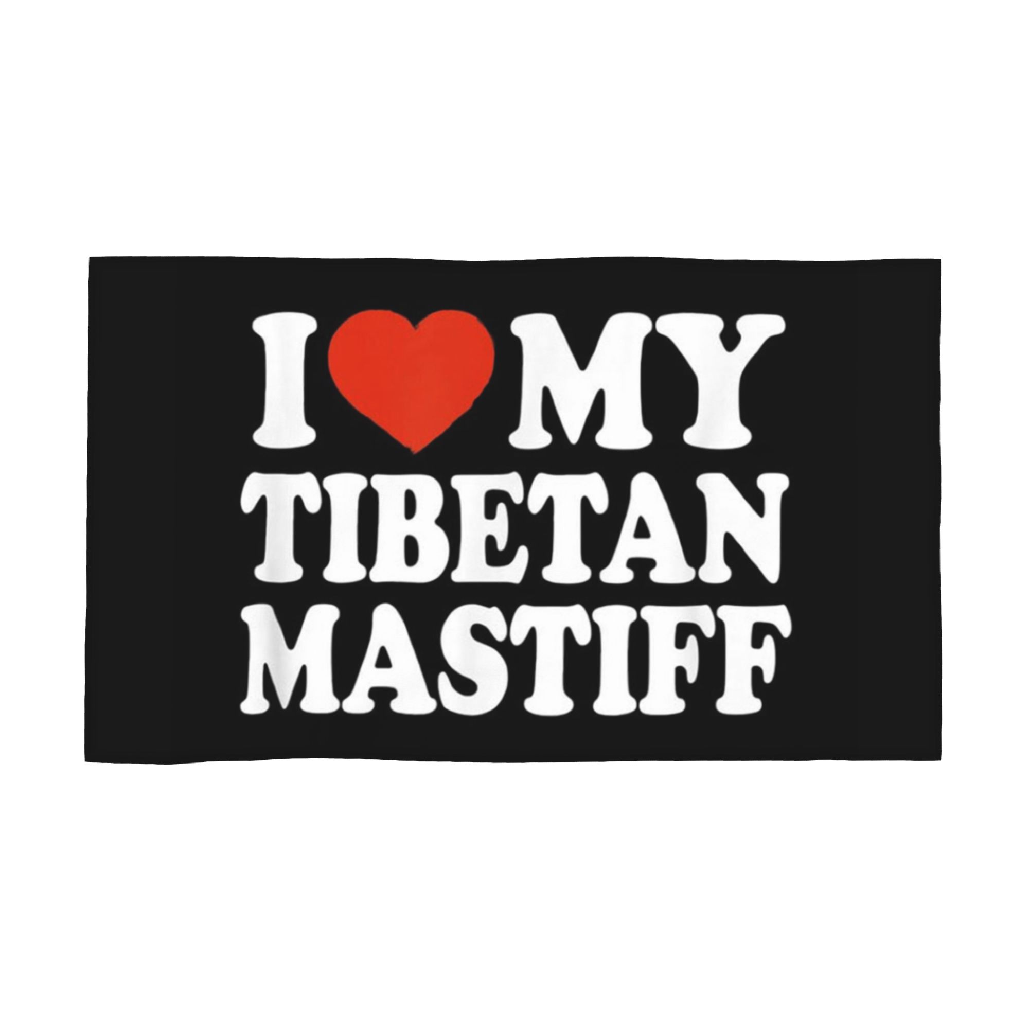 

I Love My Tibetan Mastiff Tibetan Mastiff Dog Lover Soft Face Towel Quick Dry Pool Bath Cotton Towels Absorbent W40*H60(CM)