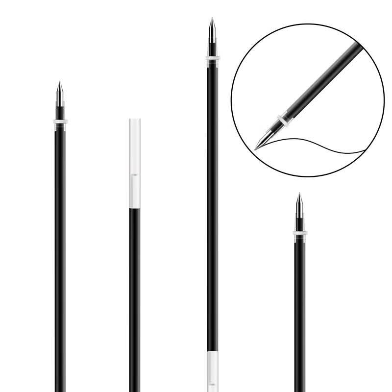 Deli 0.5mm Black Gel Pen Refills