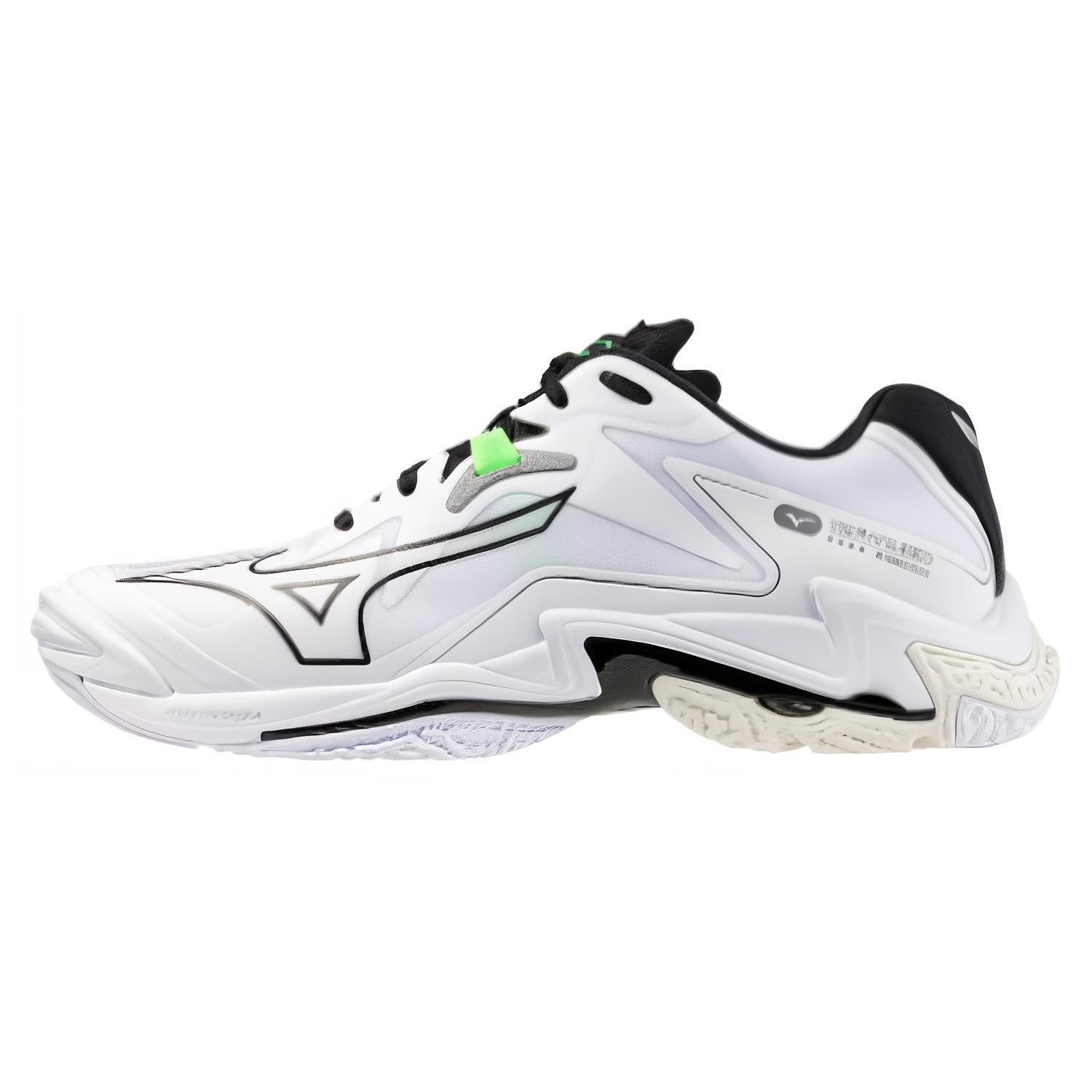 

Mizuno Wave Lightning Z8 Широкие белые черные кроссовки унисекс V1GA240157 36.5