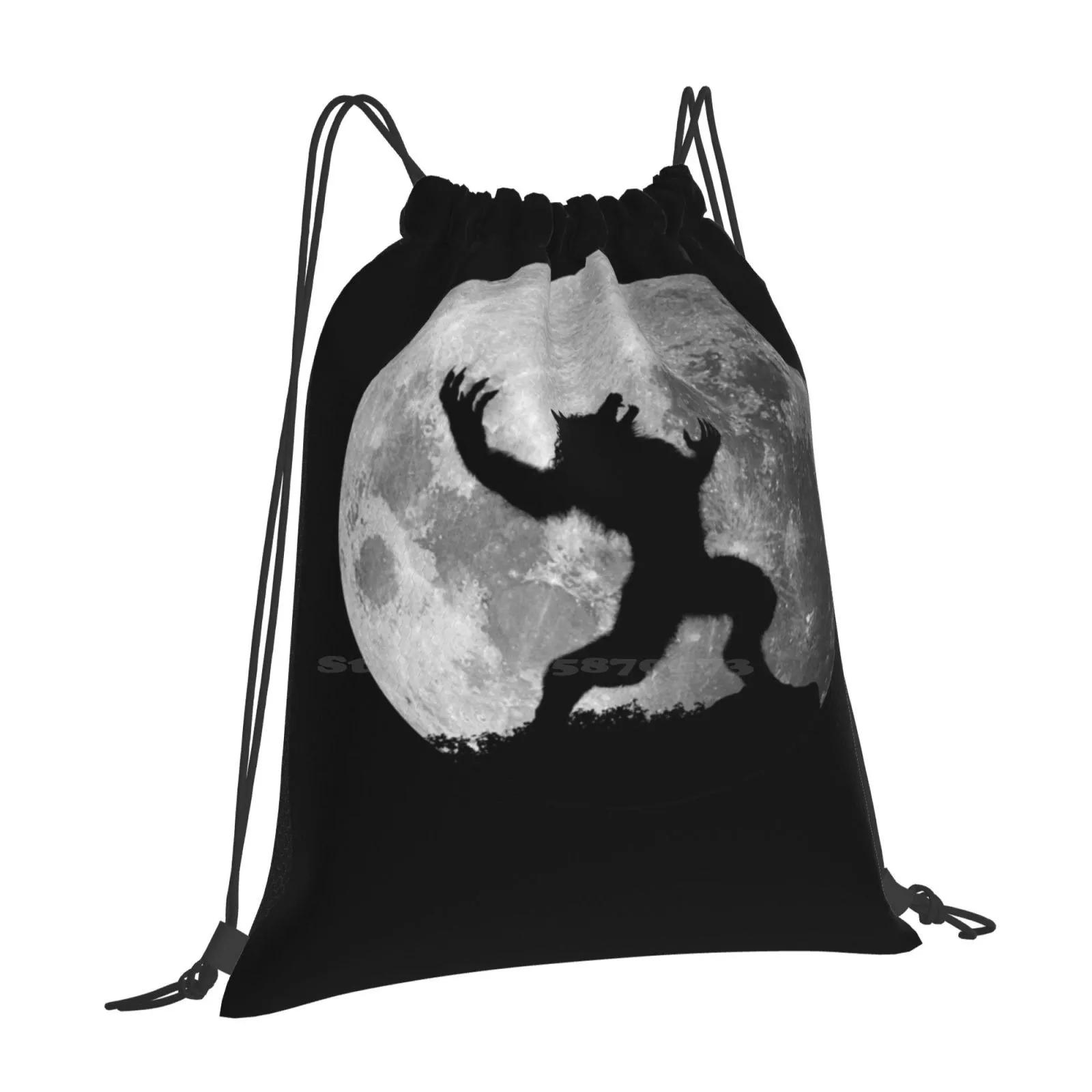 Werewolf : Rage At The Moon Teen College Student Backpack Pattern Design Bags Werewolf Werewolves Shapeshifter Lycanthrope OneSize