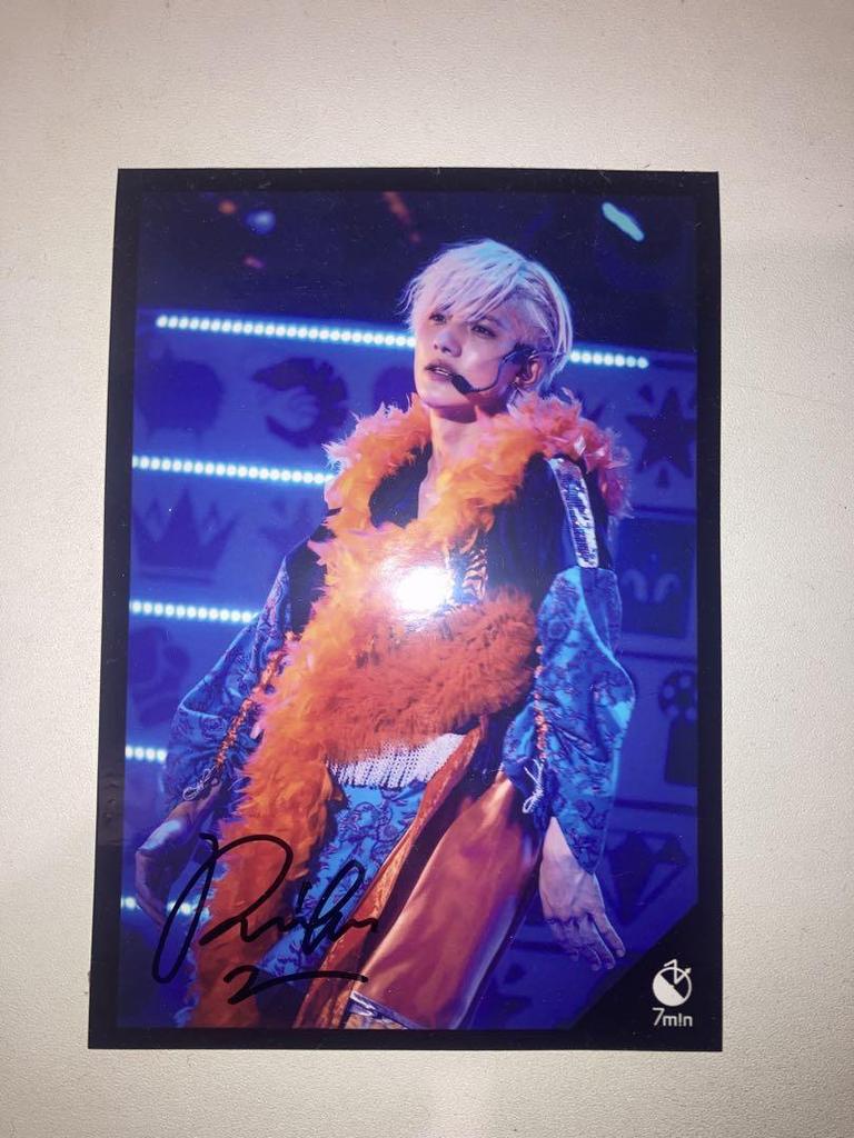[USED] 7m!n Hinode Riku Autographed Photo