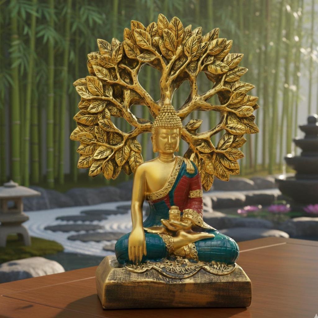 Buddha Statue for Home Living Room Decor Diwali Office Corporate Gift Meditation Showpiece Figurine