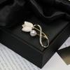 Elegant Versatile Light Luxury Corsage Brooch with Niche Design - Anti-Exposure Pin