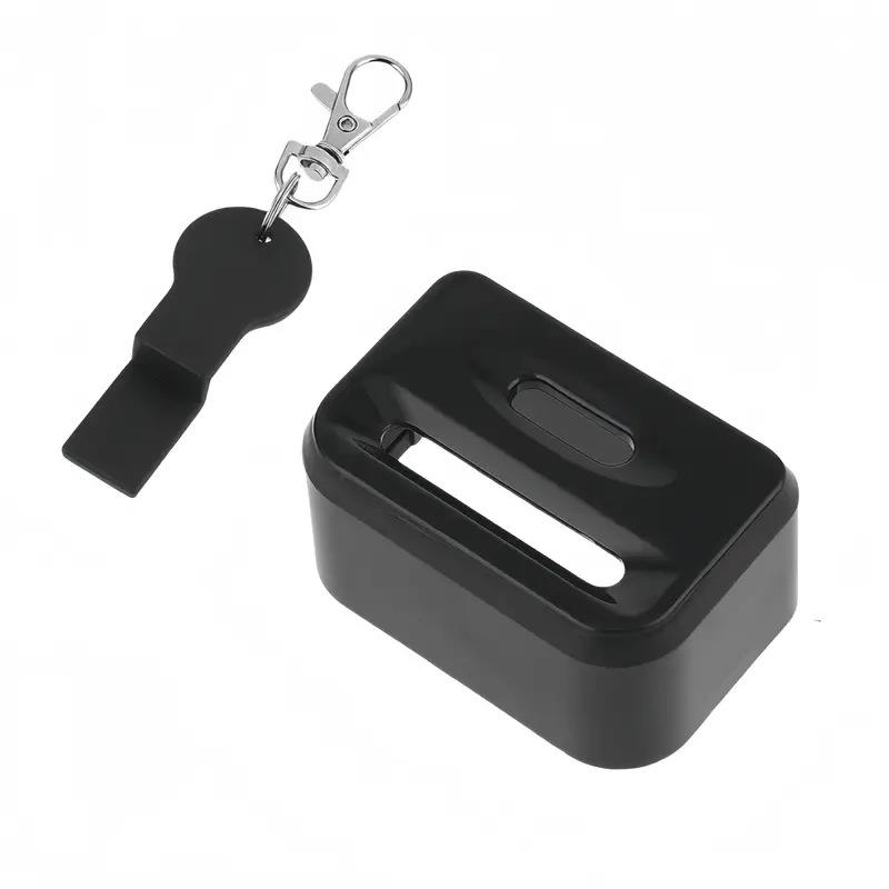 Car Seat Belt Buckle Cover Protector - 1-Pack Soft Silicone Safety Latch Guard for Child Proof Scratch Prevention Universal Fit Black