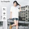 La Chapelle Women's Korean Style Loose Fit Cotton T-Shirt