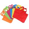 24Pcs Reusable Non-Woven Fabric Party Gift Tote Bags Assorted Color Portable Handbag For Birthday Halloween Event Supplies