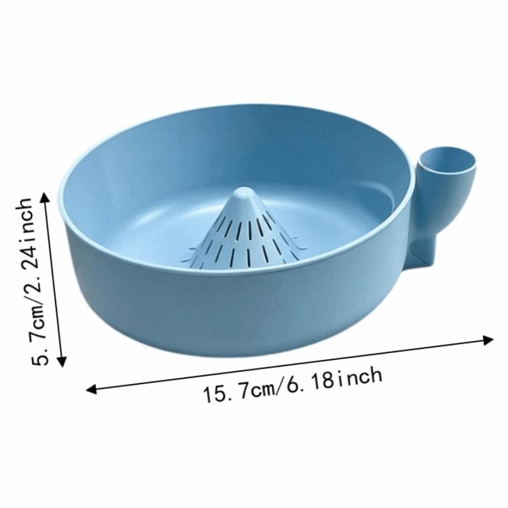 Self Rinsing Automatic Fruit Wash Bowl Quick Drain Berry Rinse Basin Strawberries