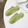 Shallow-mouthed Women's Boat Socks, Thin, Breathable Pure Cotton Socks for Spring and Summer, Candy-colored Solid-colored Women's Short Socks