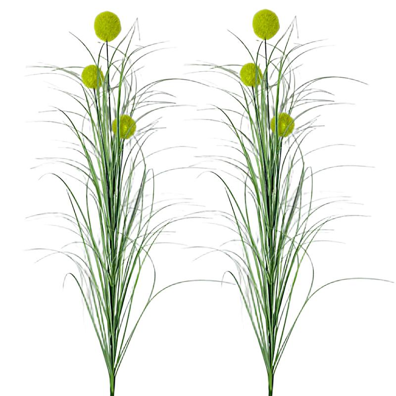 

1 шт./2 шт. Декоративные травы для балкона, пластиковые, реалистичные, искусственные цветы для дома, для помещений, доступно несколько вариантов 2pcs