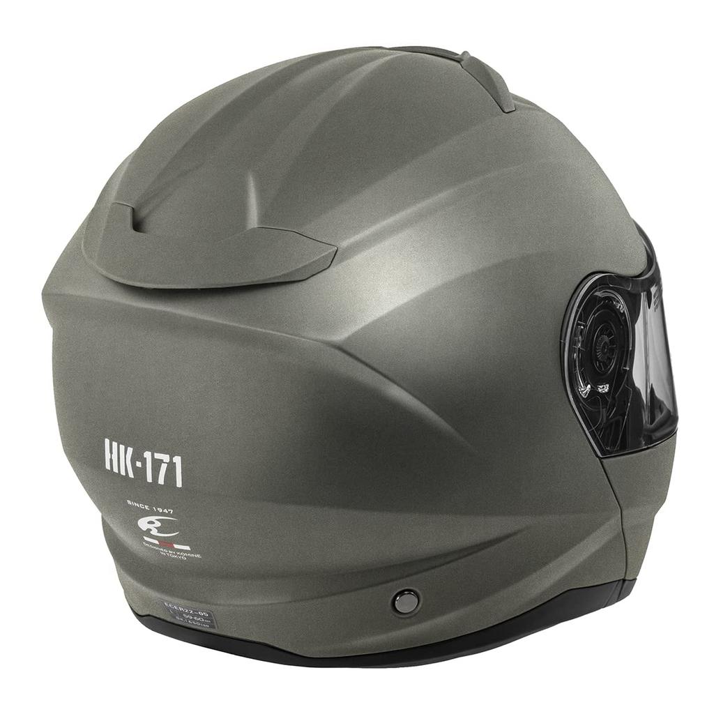 KOMINE Motorcycle FL System Helmet Gunmetal M HK-171