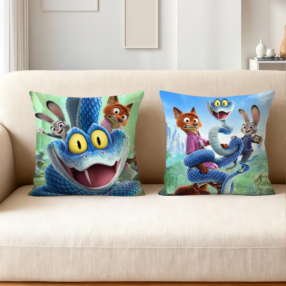 Animali Carini Z-zootopia 2 Federa Applicabile Per Camere degli Ospiti Interni Auto Ufficio Decorazione della Casa
