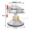 EsiFare Adjustable Aluminum Alloy Mini Bench Vise with Suction Cup, Drill Press Vise, 360 Rotating Table Clamp, Multifunctional Bench Vise with Plast