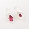 Pink Tourmaline Gemstone Earrings 925 Sterling Silver Jewelry Anniversary Gift EE-163-16