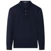 Herren Langarm-Poloshirt aus antibakterieller Wollmischung von Youngor