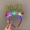 Glowing headband headgear new countdown party props christmas carnival atmosphere decoration