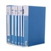 Elegant Transparent A4 File Folder Holder for Test Papers - Single & Double Clip, Thickened Office Storage.