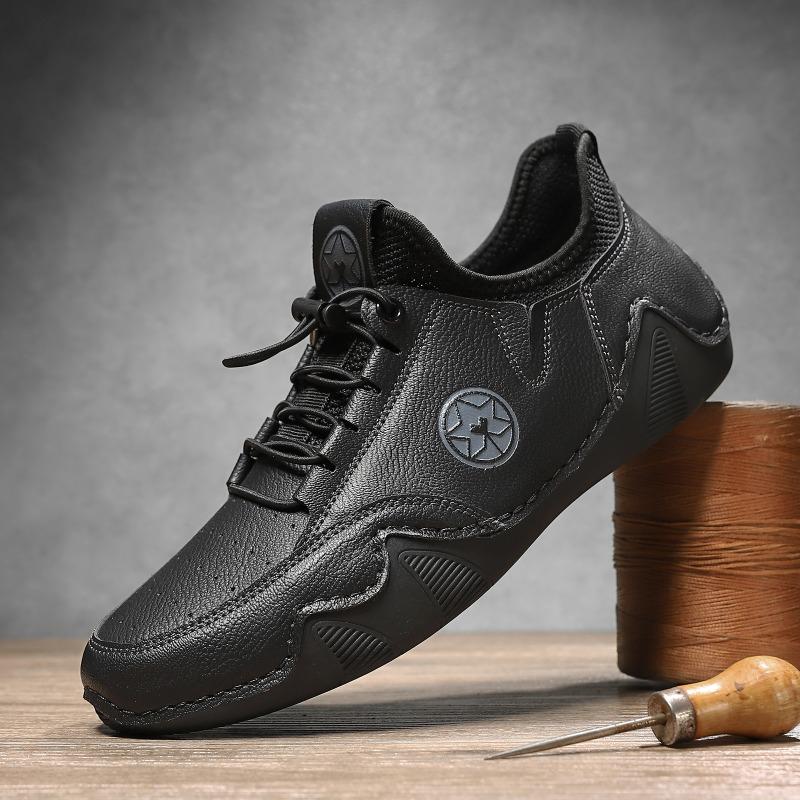 Best-selling Low-top Casual Shoes for Men in Large Size 38 чёрный