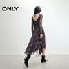ONLY Women's Mesh Backless A-Line Midi Dress