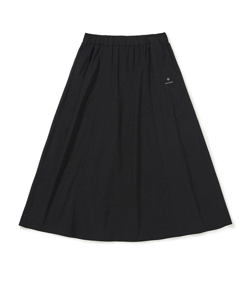 Snow Peak Apparel Cooling Root Flare Long Skirt (S25Mwrsk61) Black