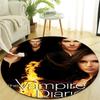 1pc The Vampire Diaries1 Design Printed Area Round Carpet for Bedroom Living Room Home Decor Rugs Mat Non Slip Mat Rug for Bedside