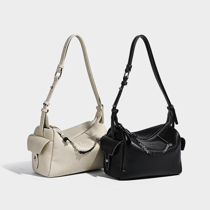 Niche Design Motorcycle Bag for Women 2025 Autumn Winter New Fashion Versatile Large Capacity Single Shoulder High-end Crossbody Bag